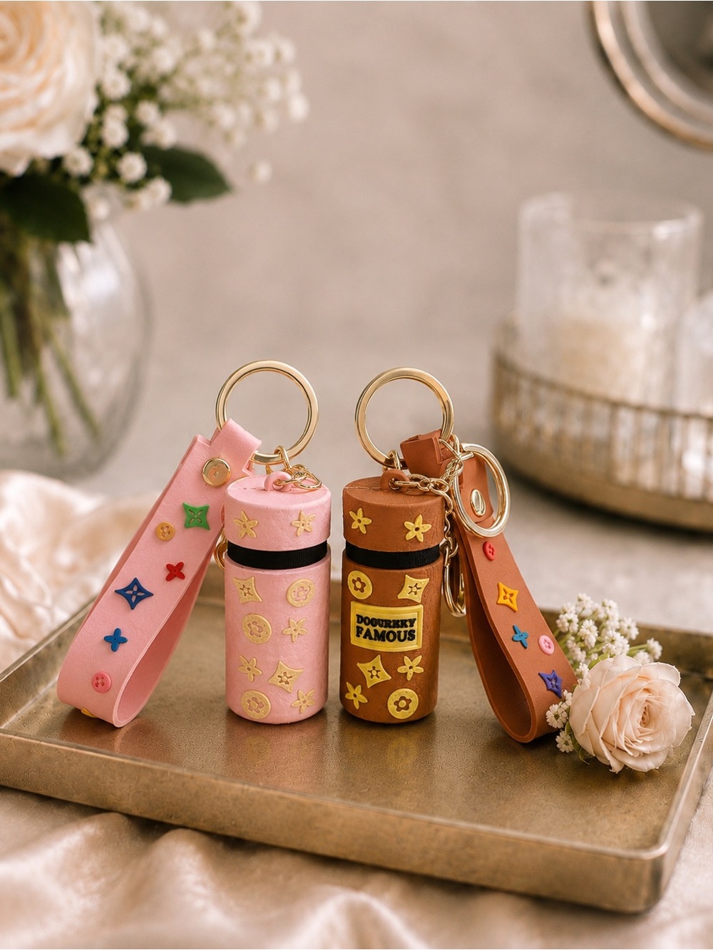 2 Colorful Keychain Set - Picture 2 of 8